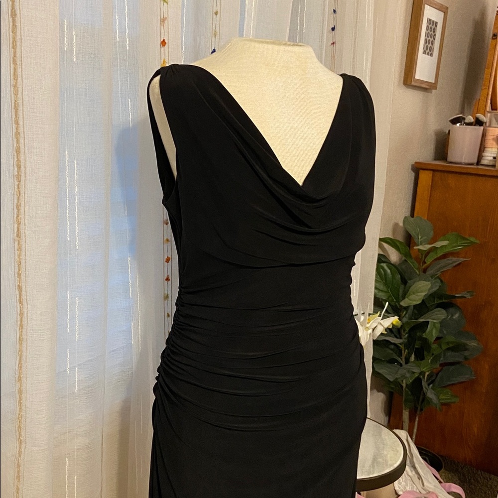 Like New Lauren Ralph Lauren Ruched Bodycon Midi LBD